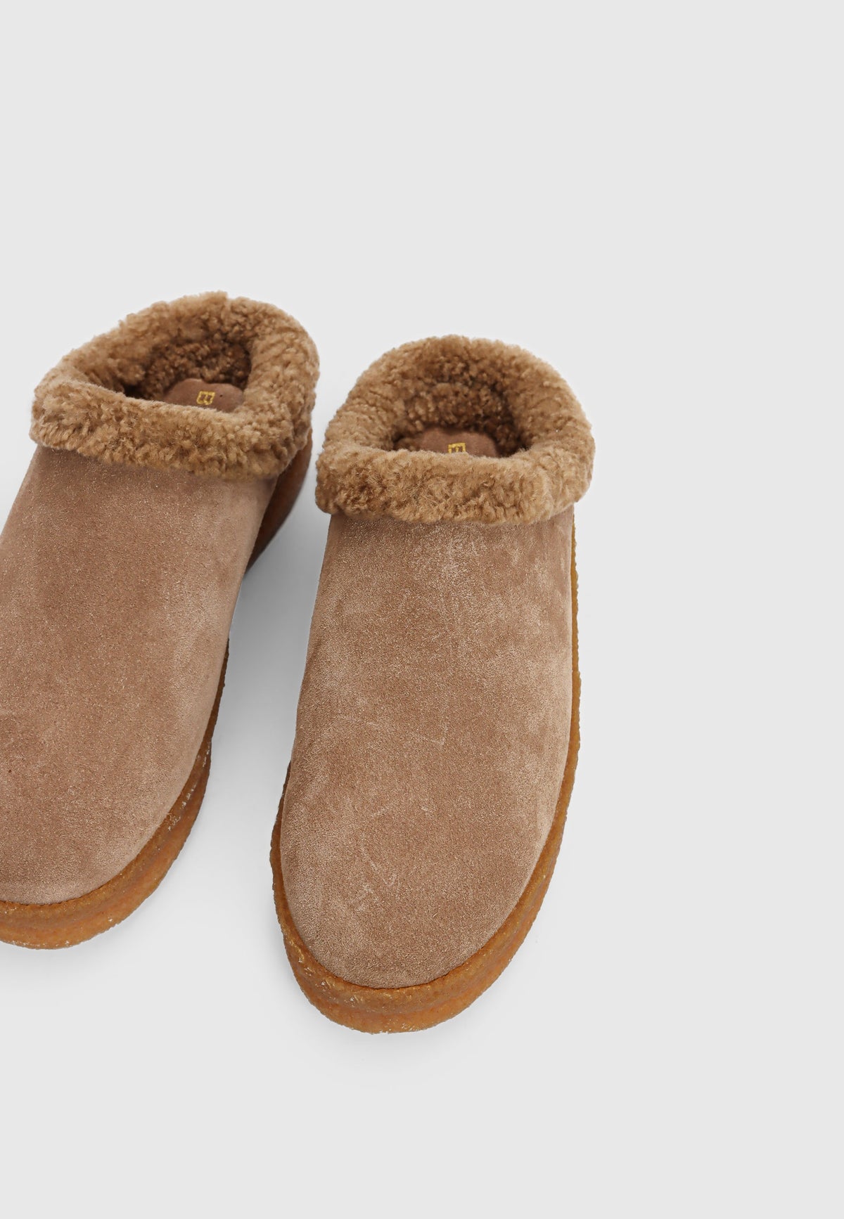 Amara sko - Suede Taupe