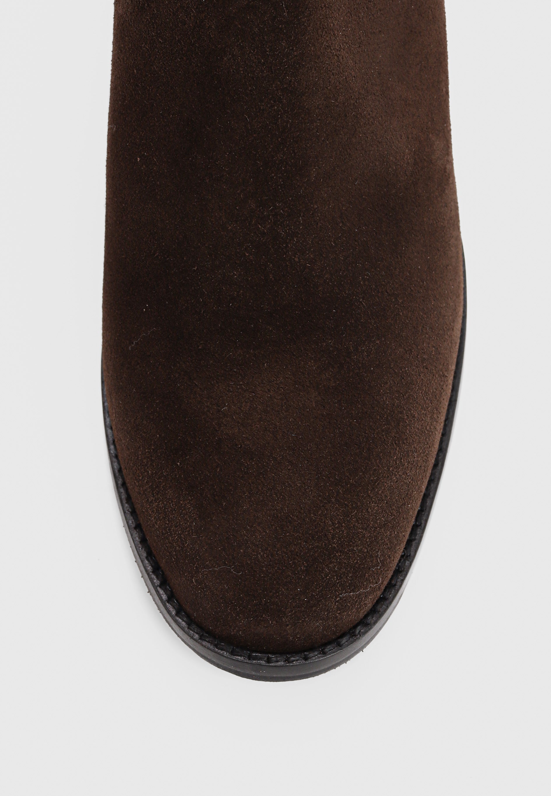 Agna støvle - Suede Dark Brown