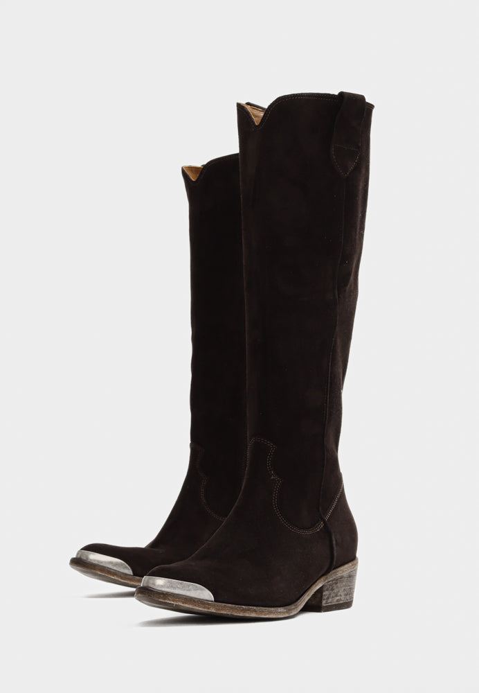 Amalfi støvle - Suede Mocca
