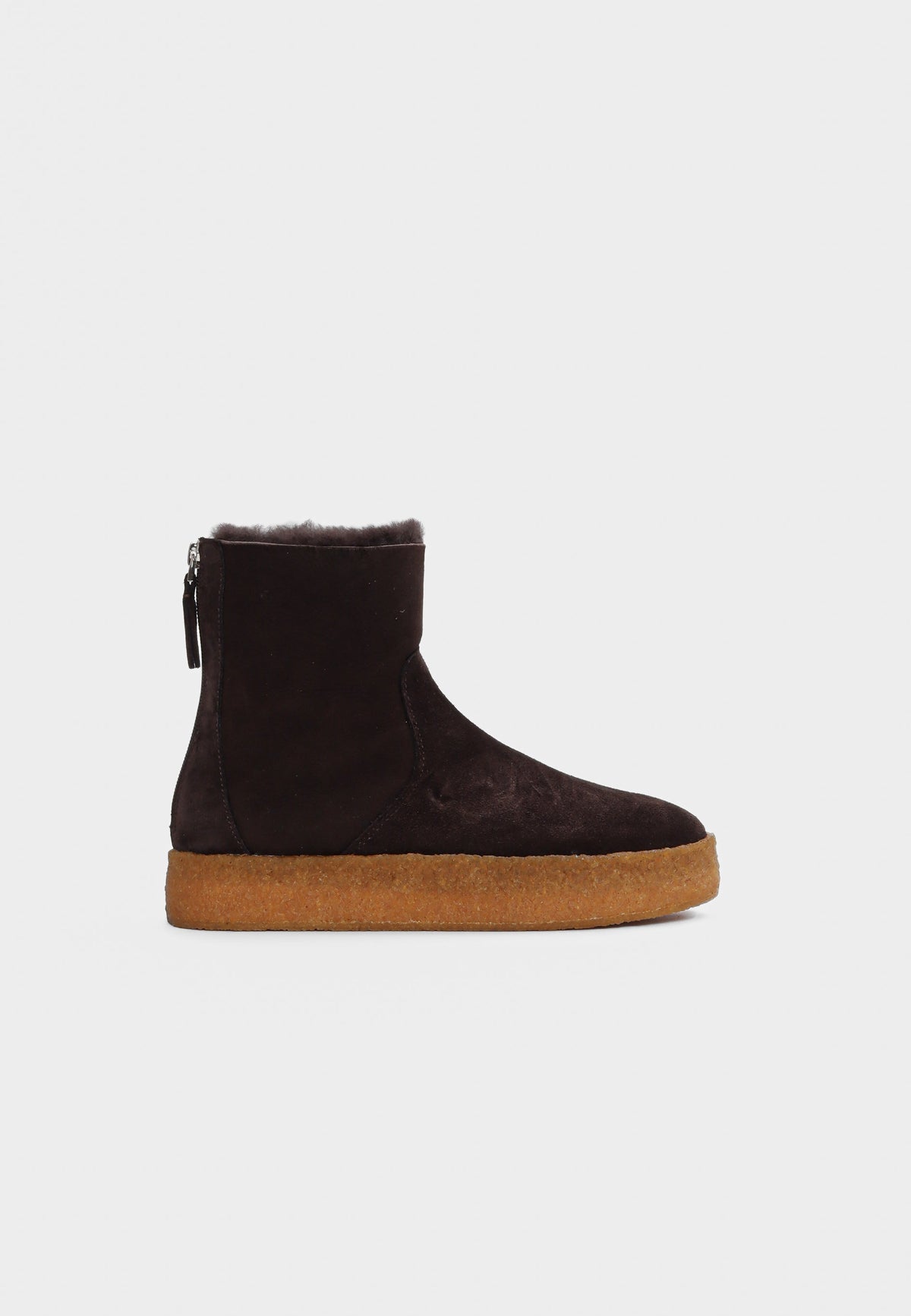 Ana støvle - Suede Espresso