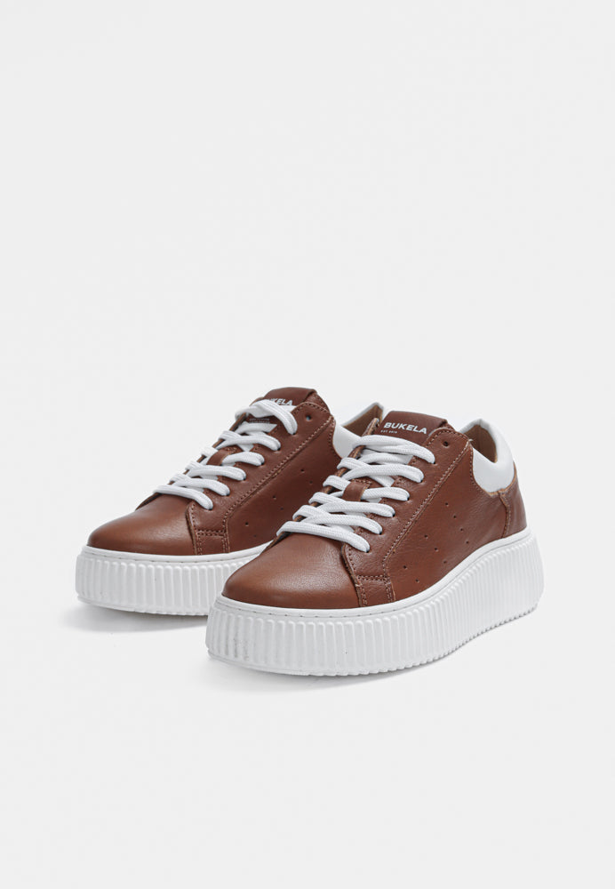 Court sneaker - Cognac