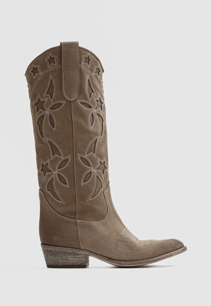 Firenze støvle - Suede Sand