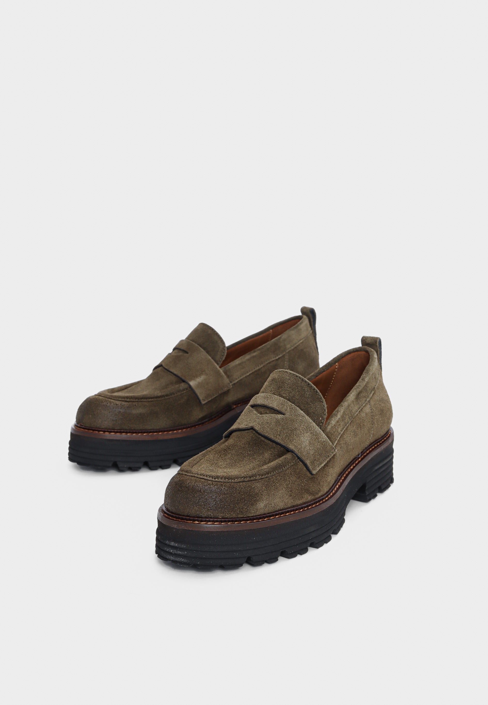 Isola loafer - Suede Military