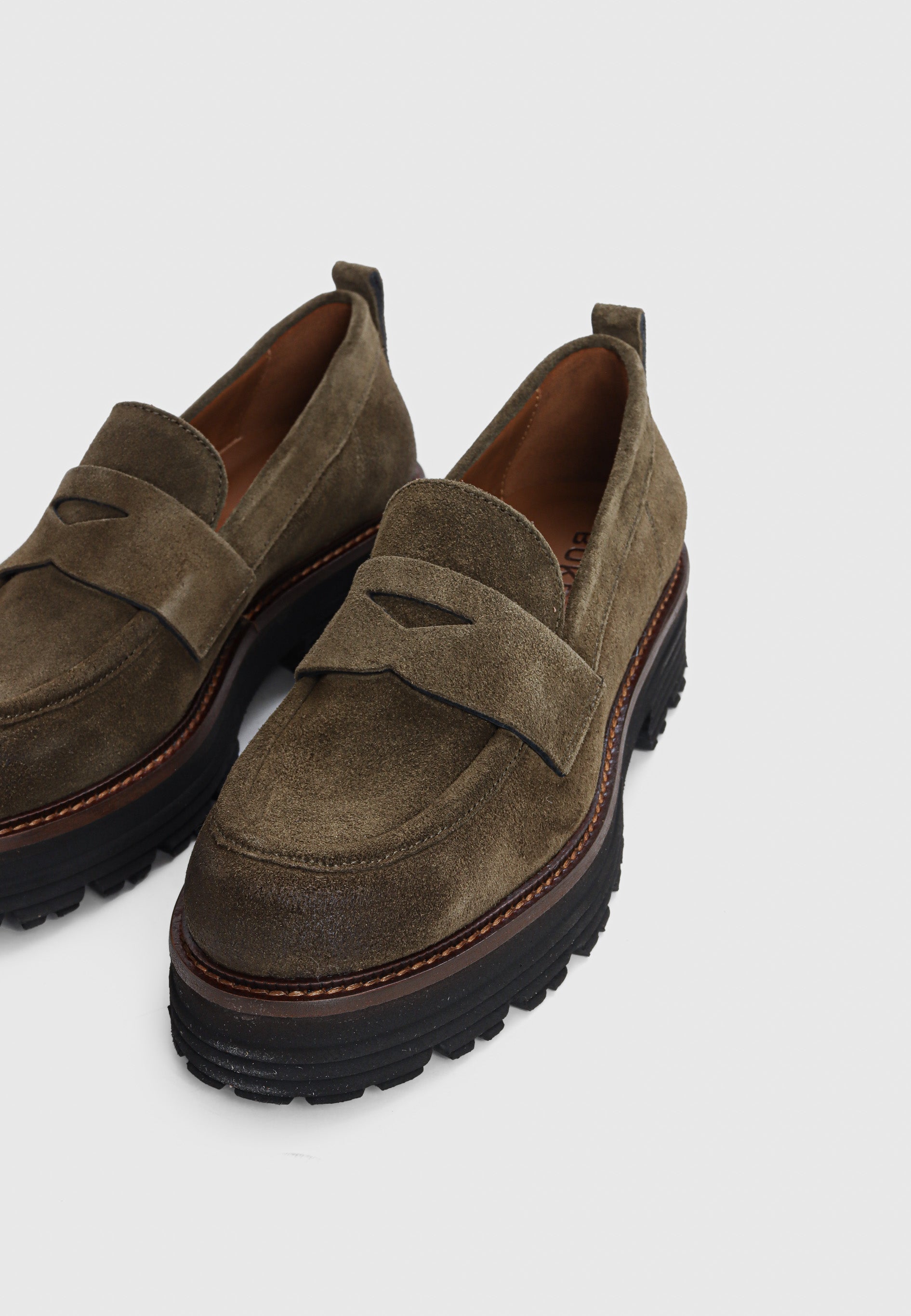 Isola loafer - Suede Military