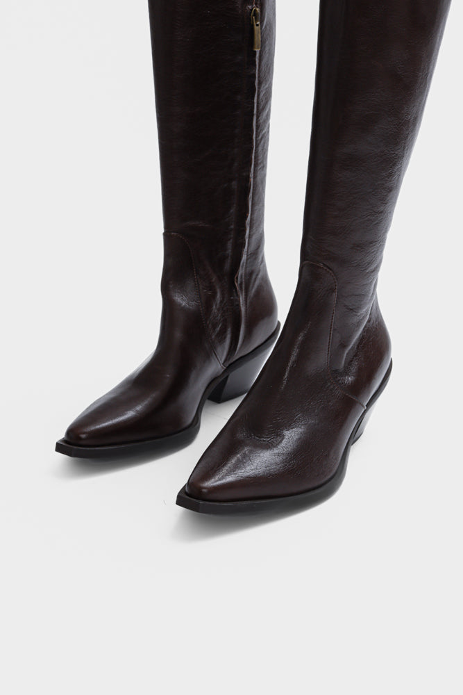 Josie støvle - Dark Brown