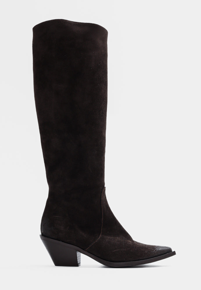 Josie støvle - Mocca Suede