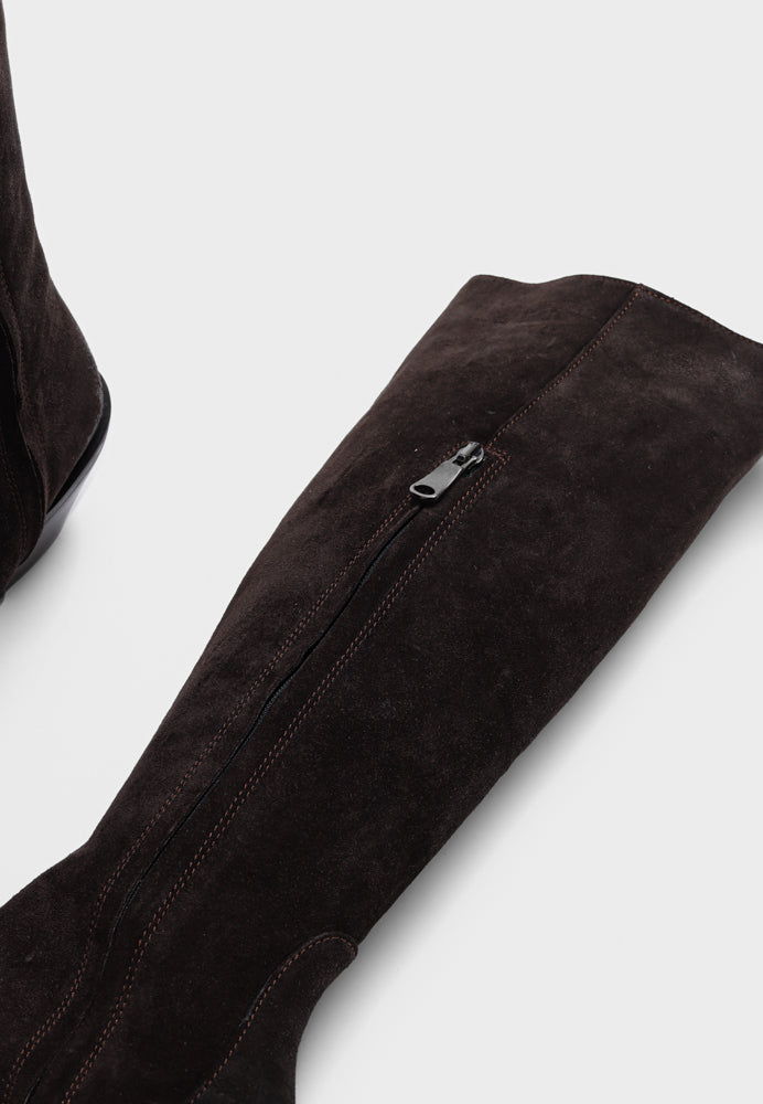 Josie støvle - Mocca Suede