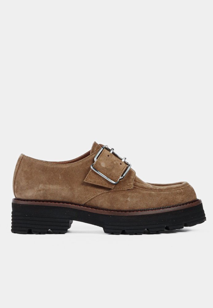 Marissa sko - Suede Cognac