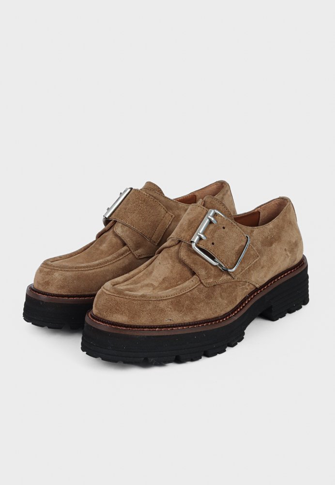 Marissa sko - Suede Cognac