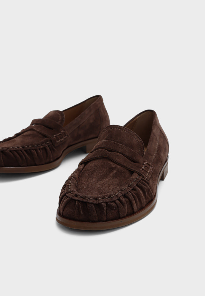 Maya loafer - Suede Brown