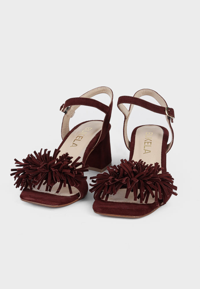 Mila sandal - Oxblood