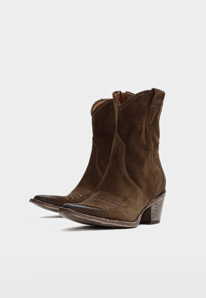 Roma støvle - Suede Wood