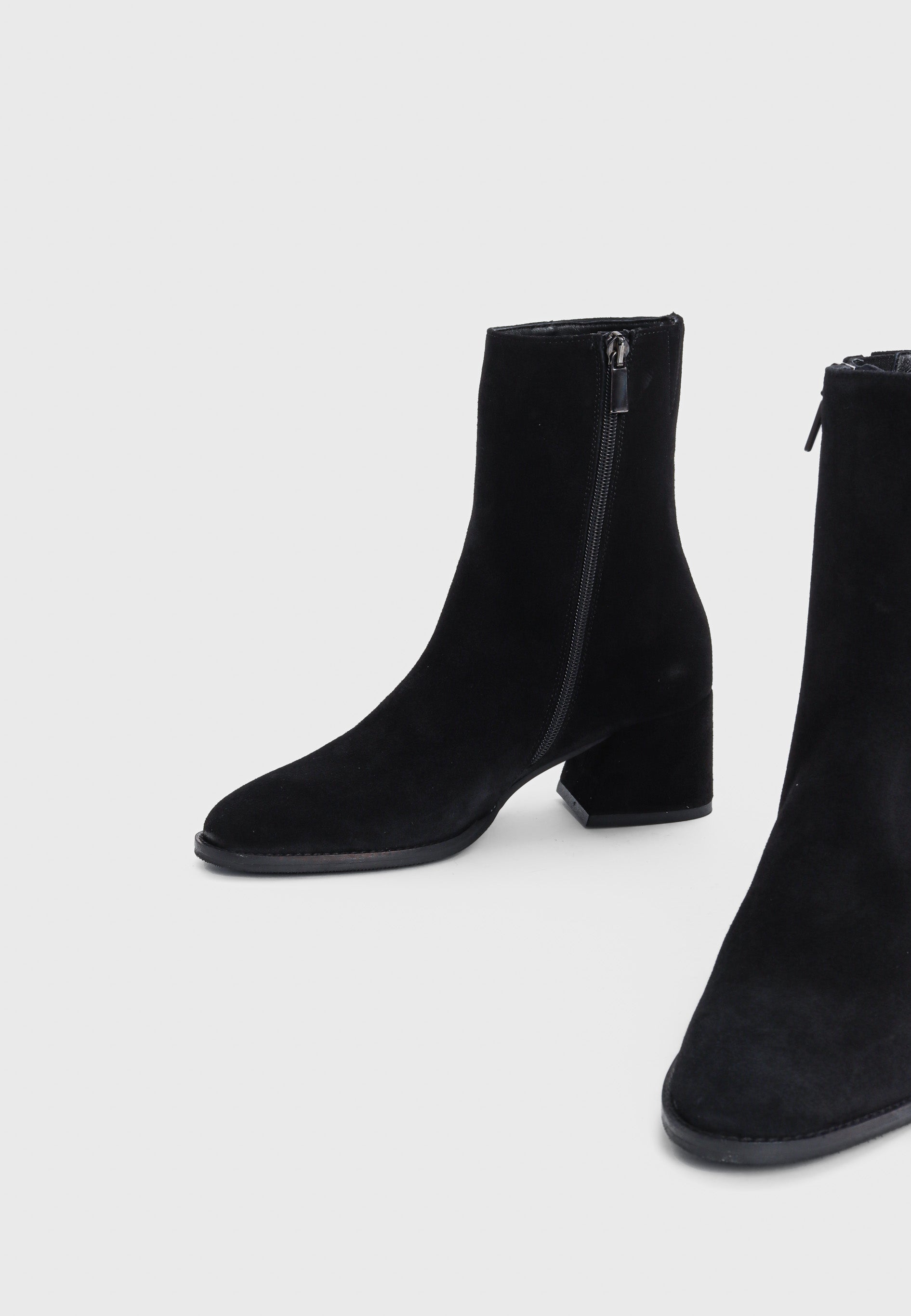 Ronja støvle - Suede Black