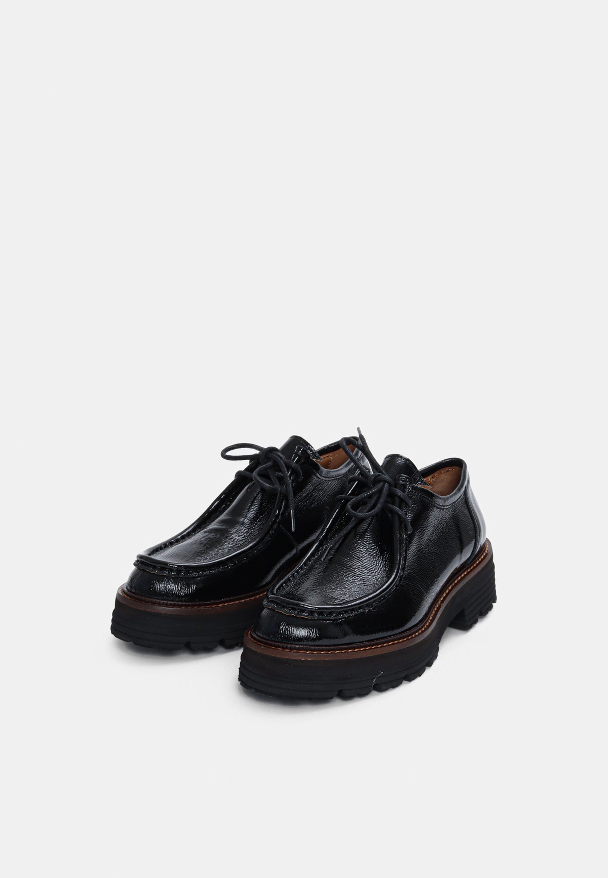 Sienna sko - Naplak Black
