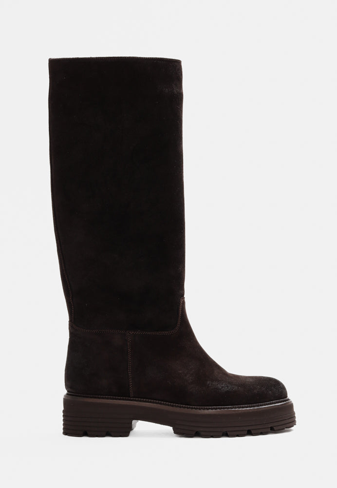 Tessan støvle - Mocca Suede