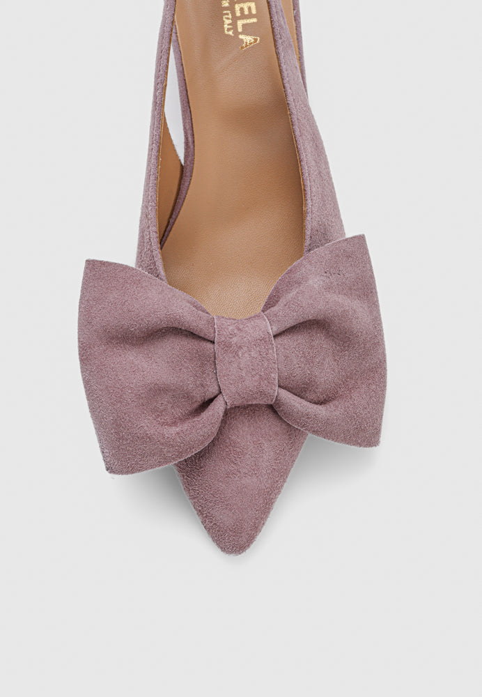 Rose slingback - Suede Rose