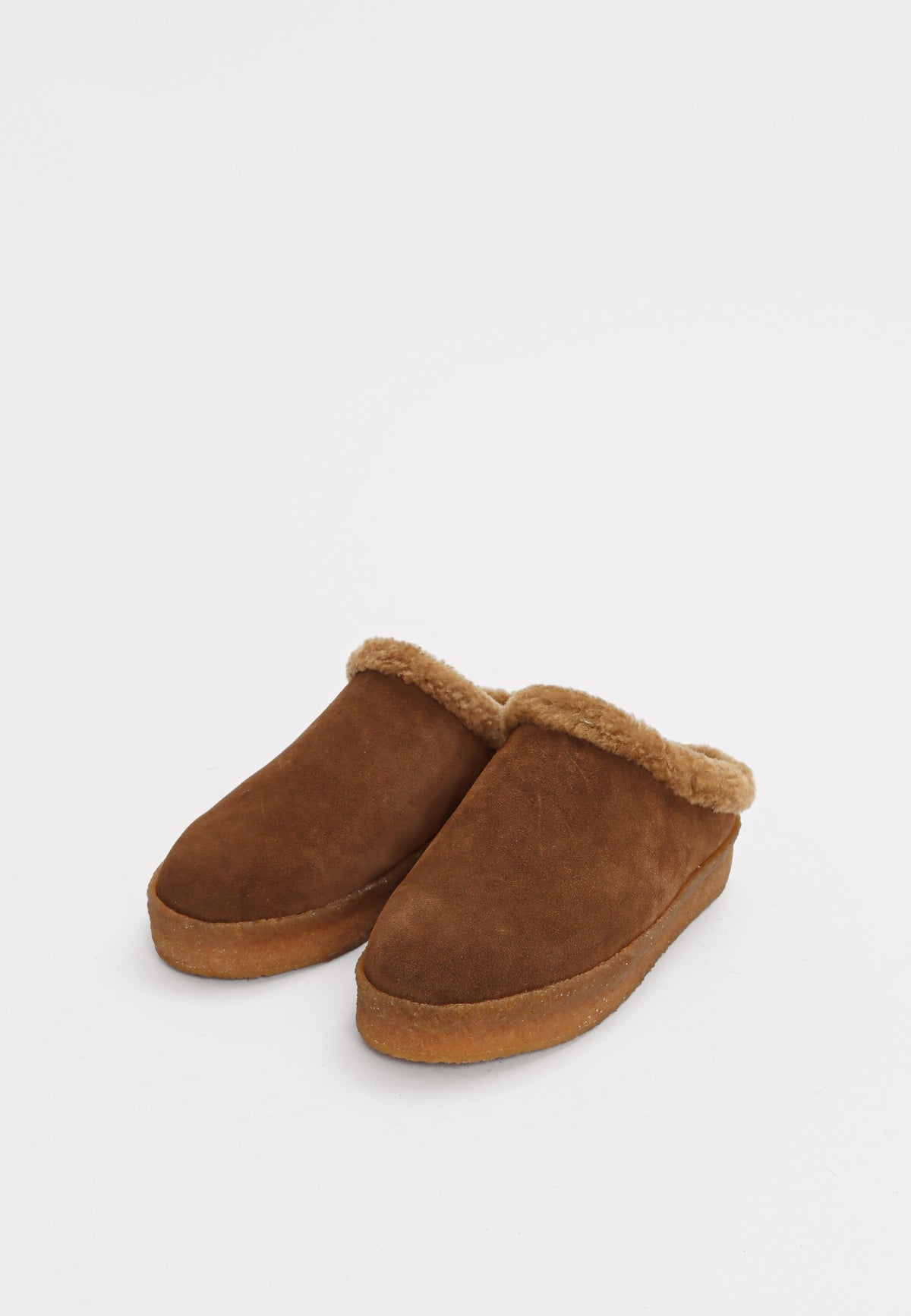 Amara sko - Suede Cognac