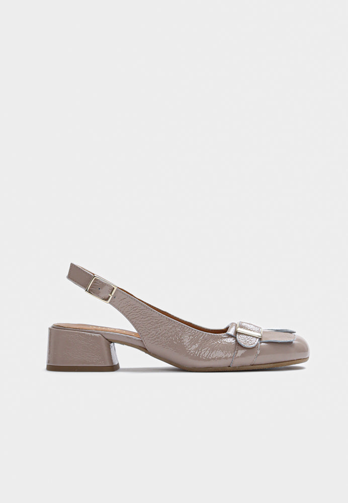 Lillia slingback - Naplak Taupe