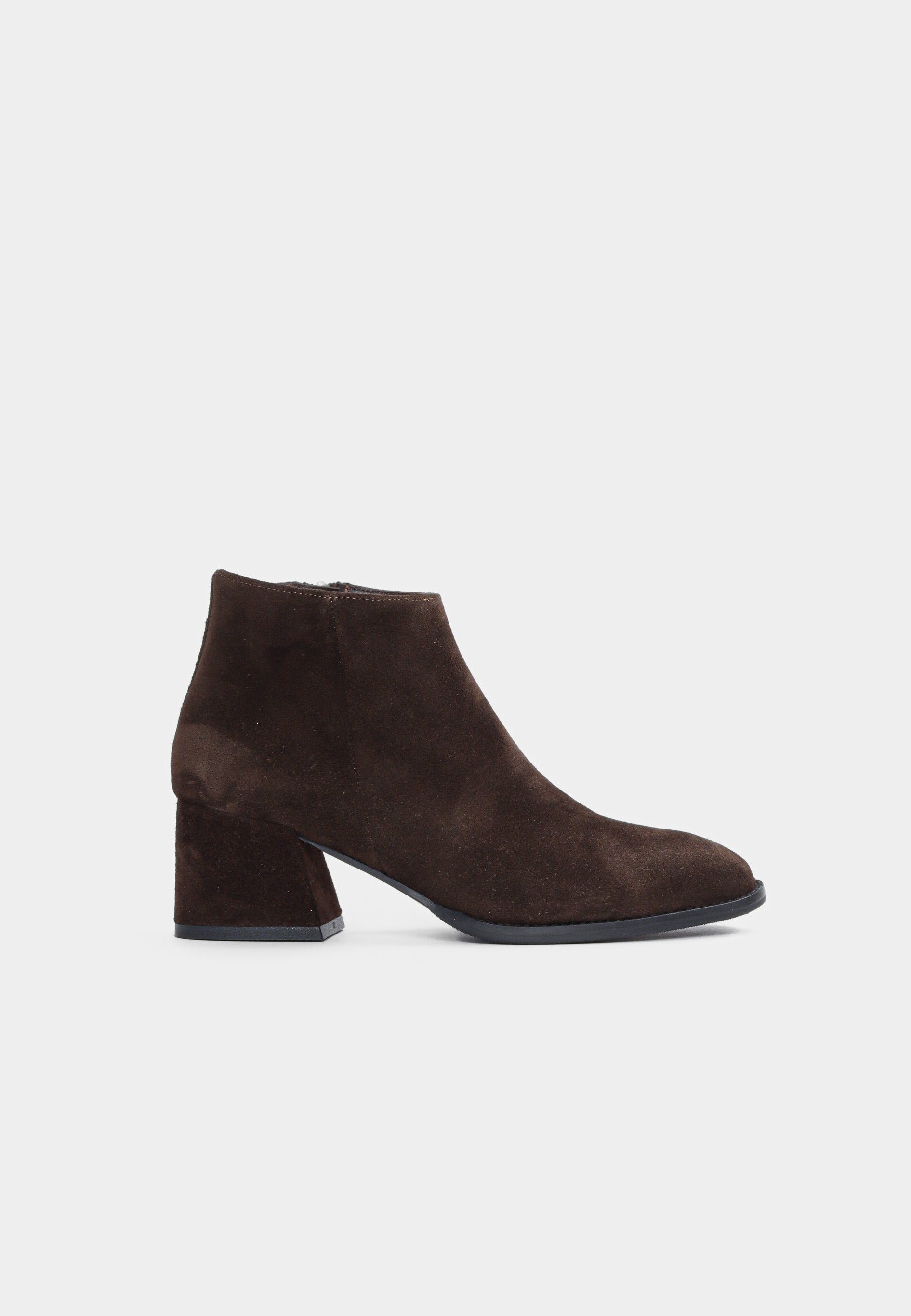 Agna støvle - Suede Dark Brown