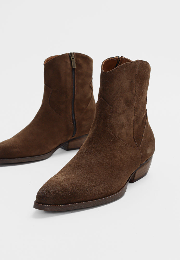 Berry støvle - Suede Wood