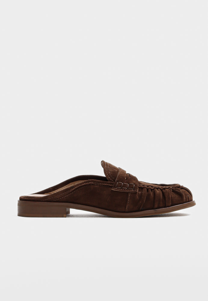 Brandon sko - Suede Brown