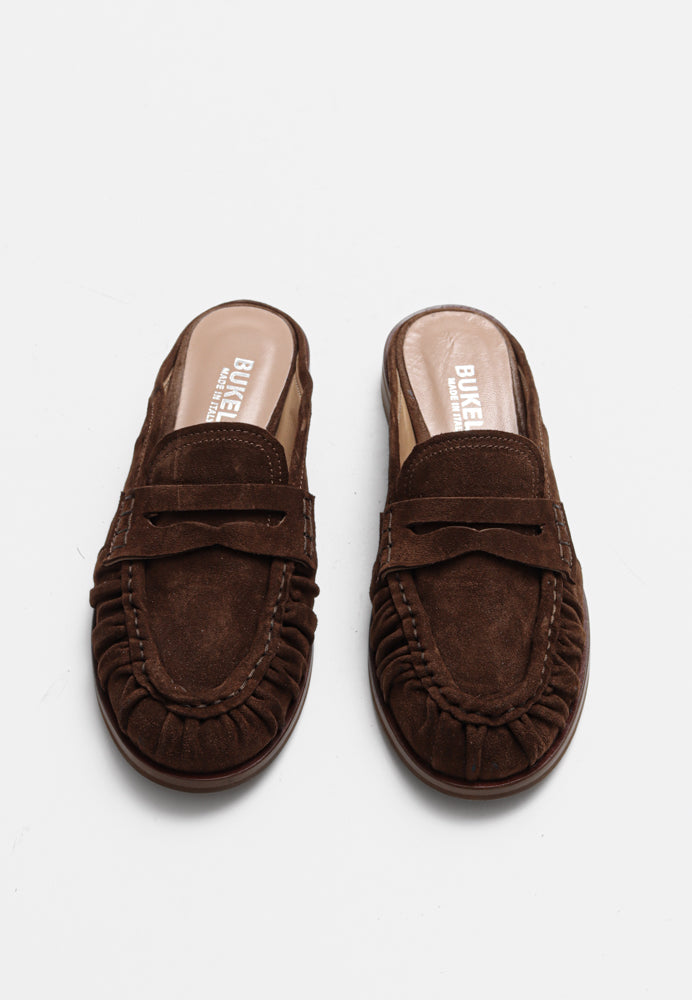 Brandon sko - Suede Brown