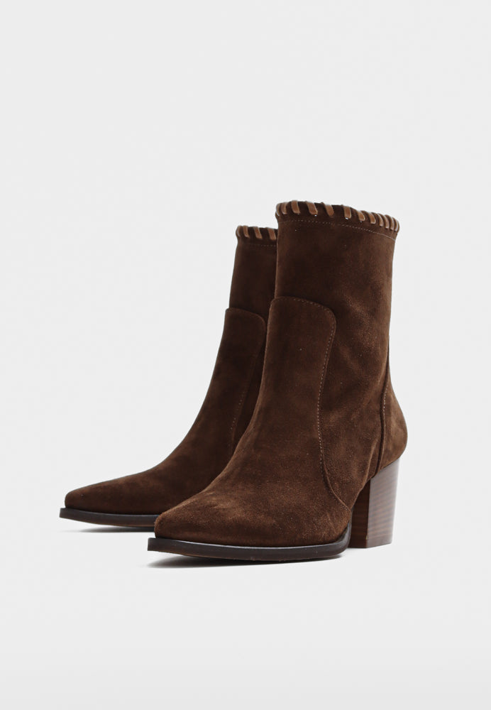 Bruce støvle - Suede Chocolate