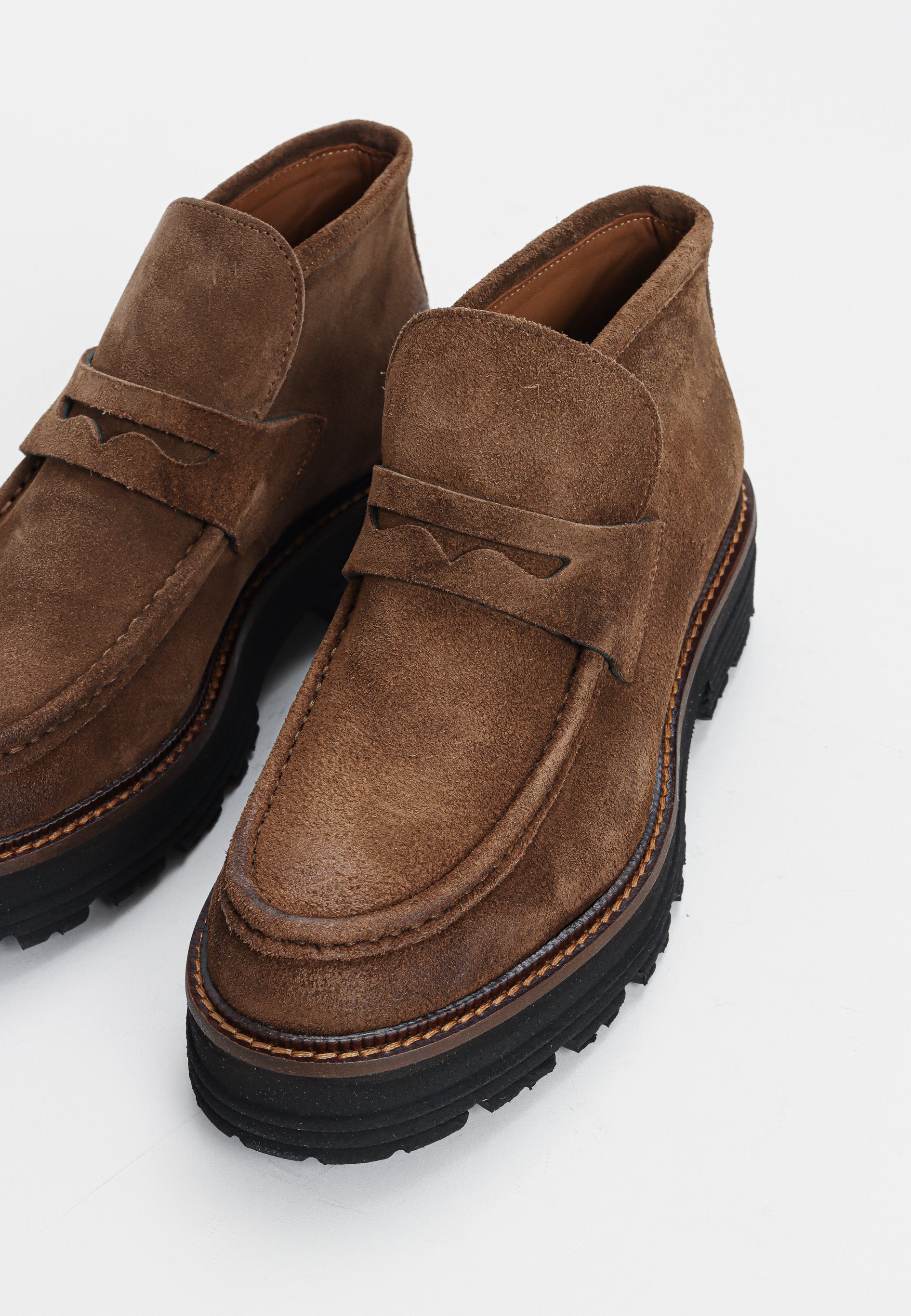 Diego sko - Suede Taupe