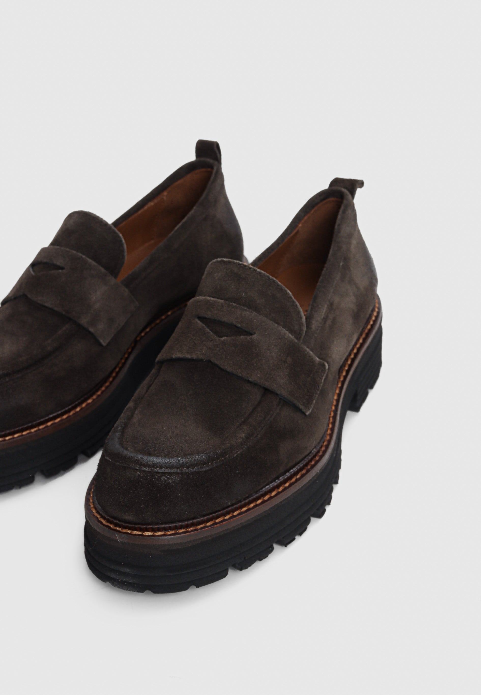 Isola loafer - Suede Mole