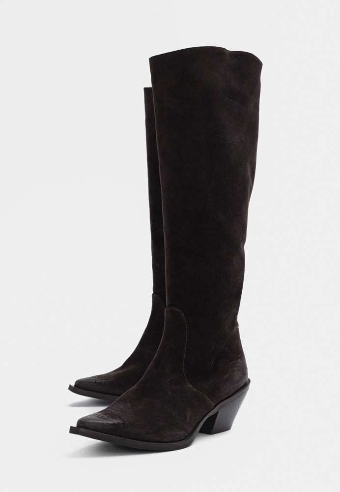 Josie støvle - Mocca Suede