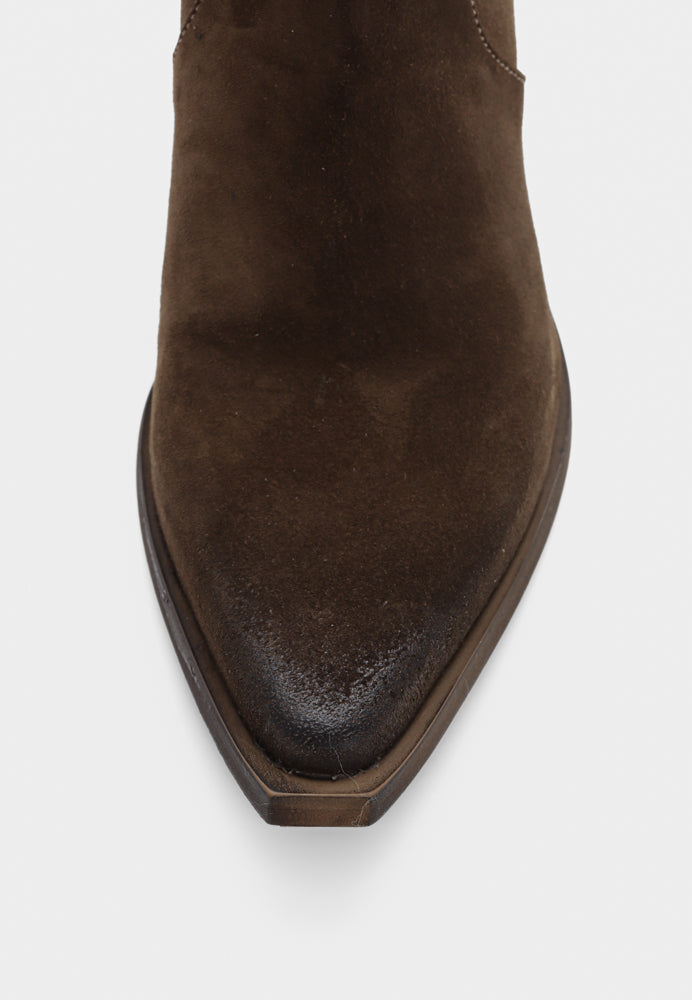 Josie støvle - Suede Wood