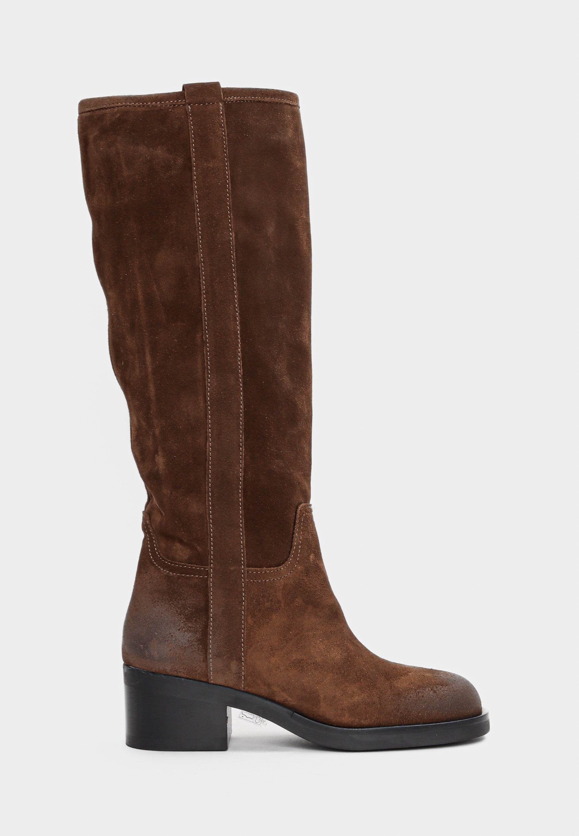 Lucca støvle - Suede Cognac