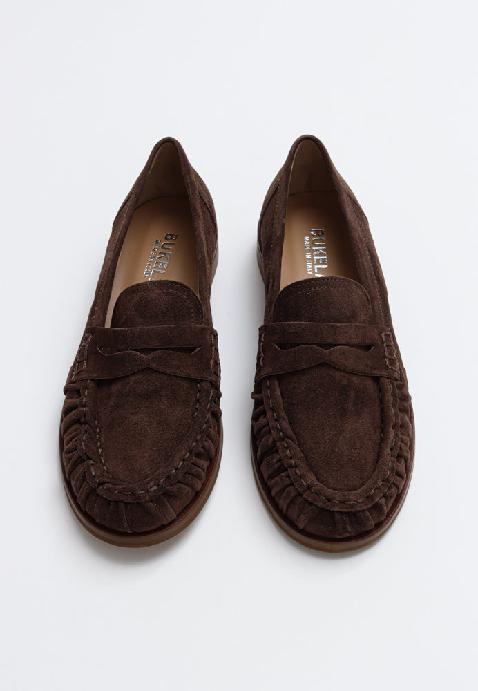Maya loafer - Suede Brown