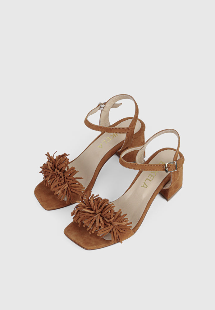 Mila sandal - Cognac