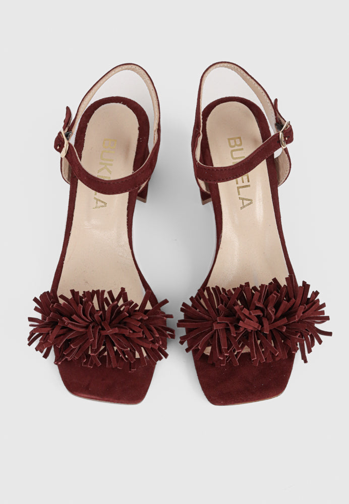 Mila sandal - Oxblood