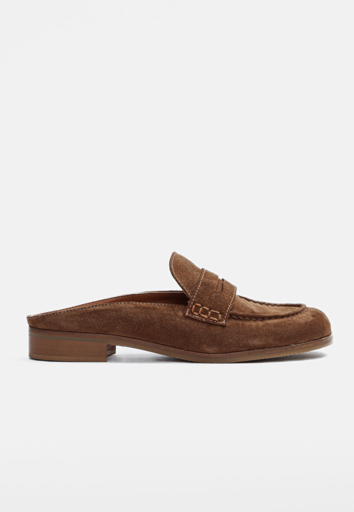 Niel sko - Suede Cognac
