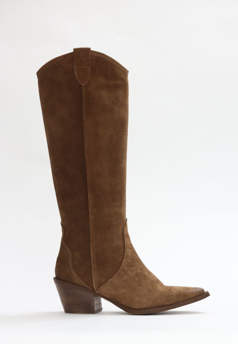 Pheby støvle - Suede Wood