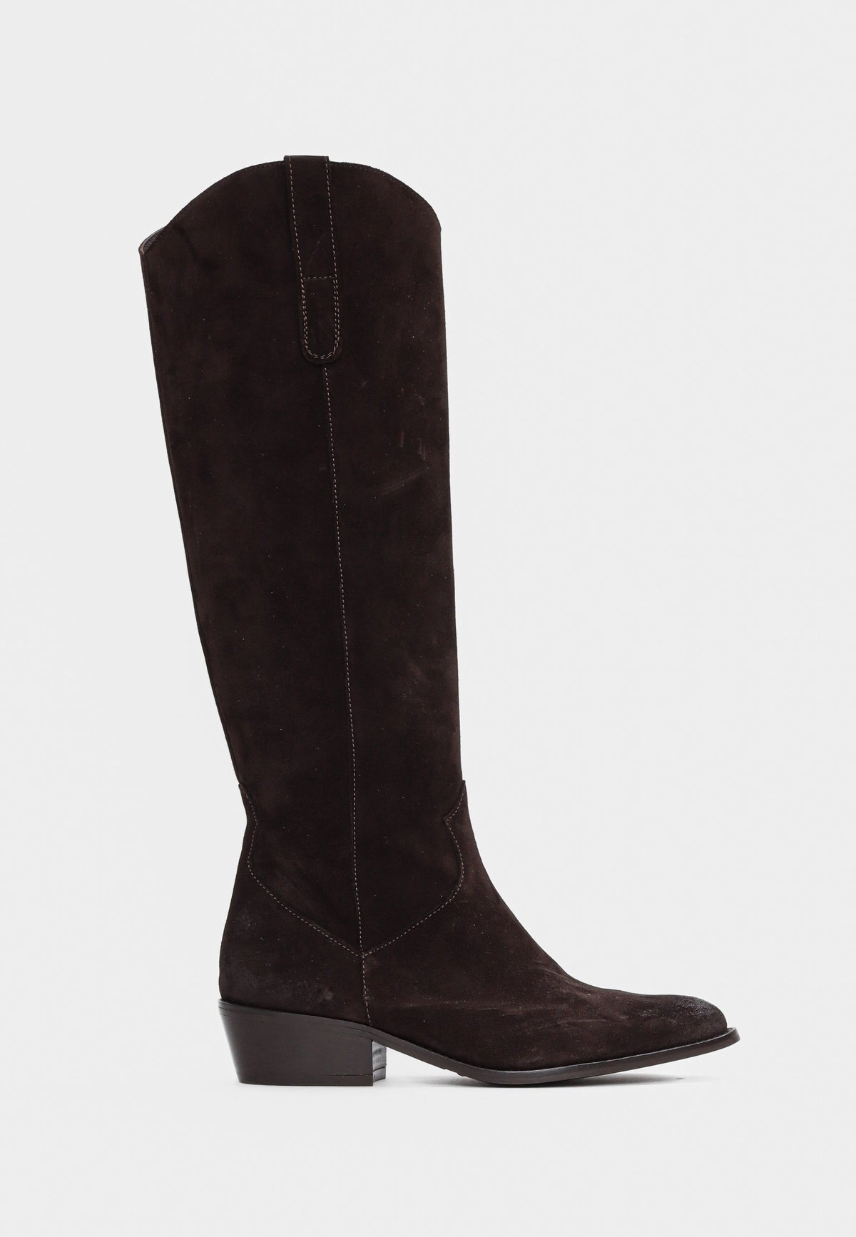 Rhea støvle - Suede Espresso