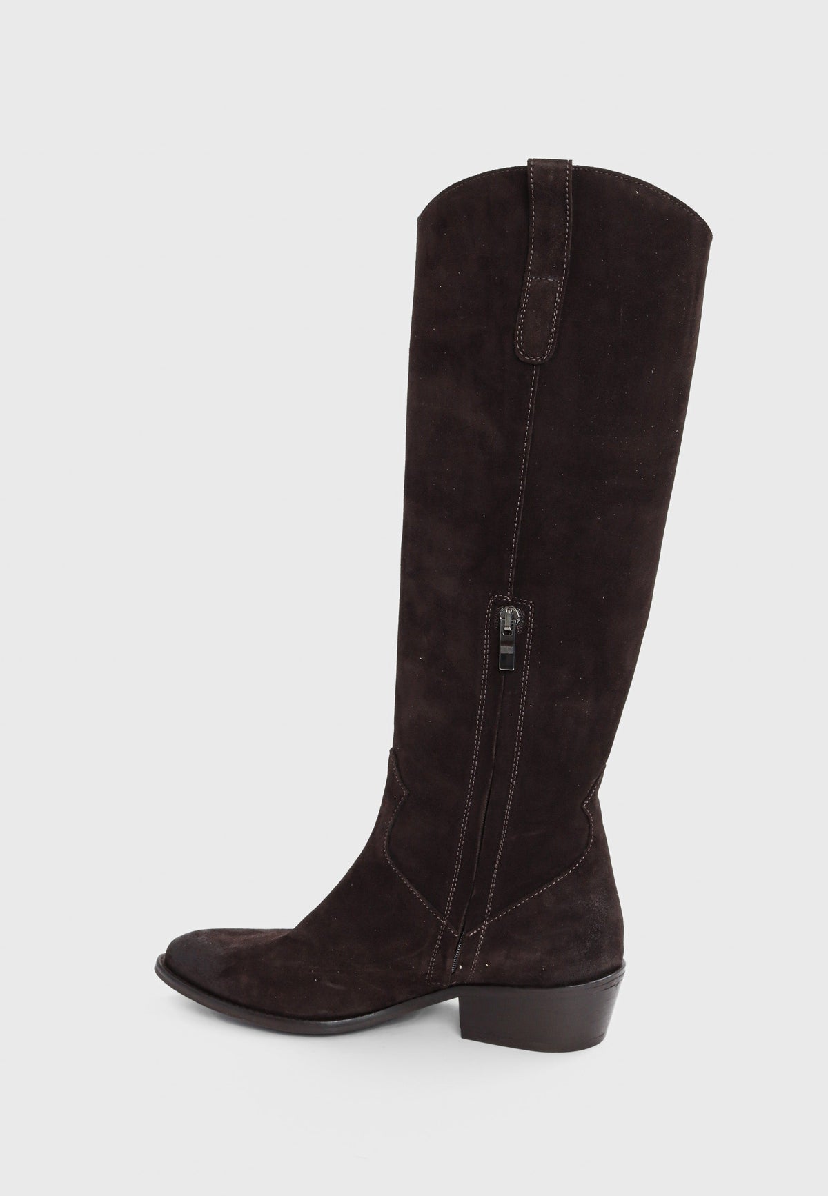 Rhea støvle - Suede Espresso
