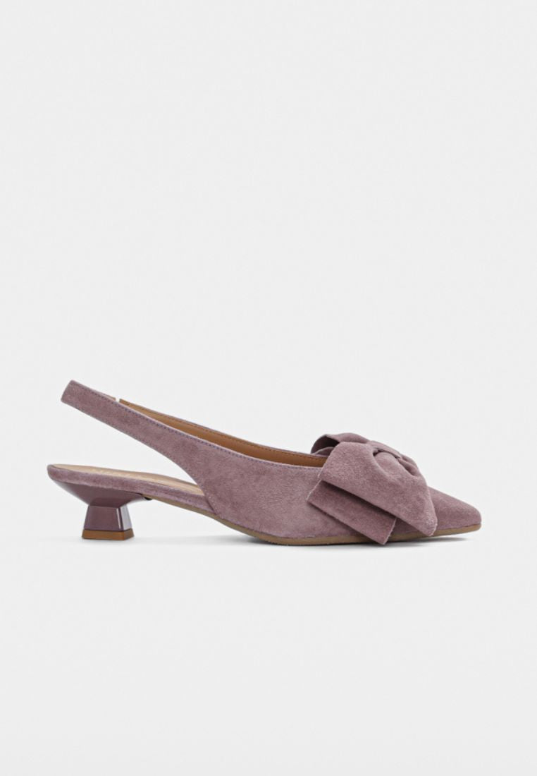 Rose slingback - Suede Rose