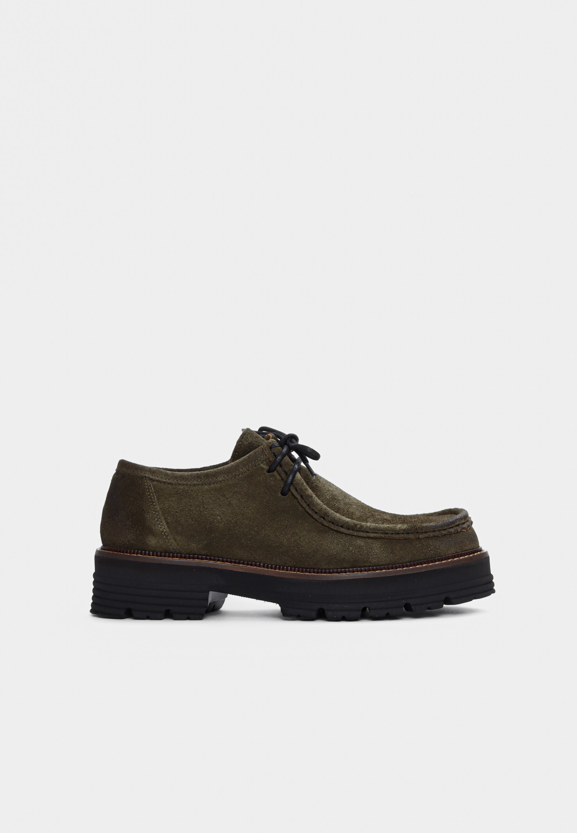 Sienna sko - Suede Military