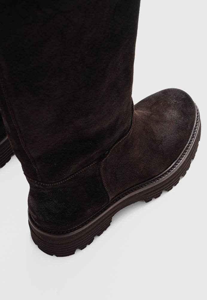 Tessan støvle - Mocca Suede