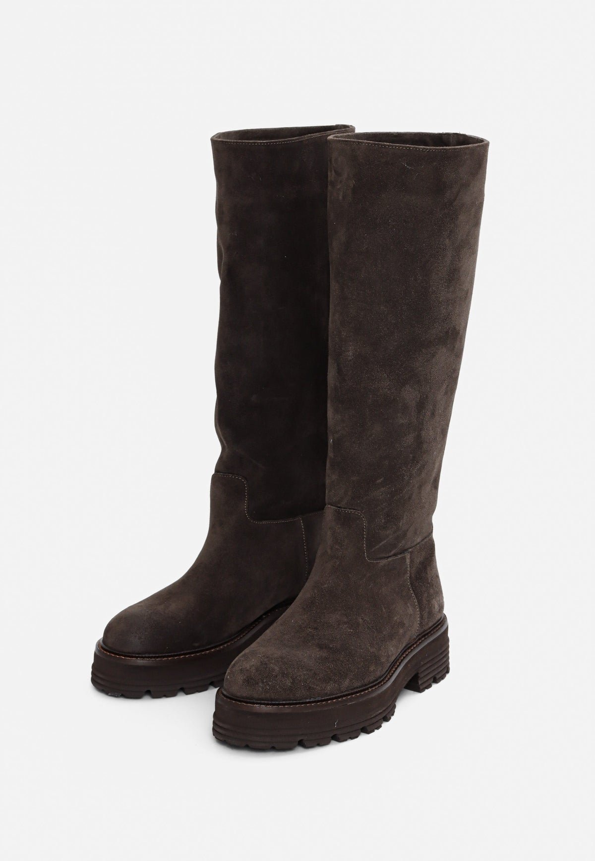 Tessan støvle - Suede Mole