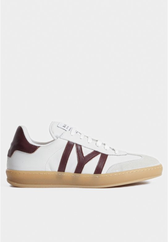 210 sneaker - White/Oxblood