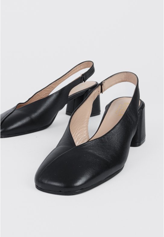 Menton slingback - Black