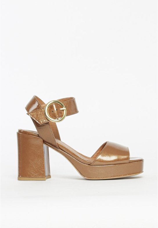 Cille sandal - Lak Bronze