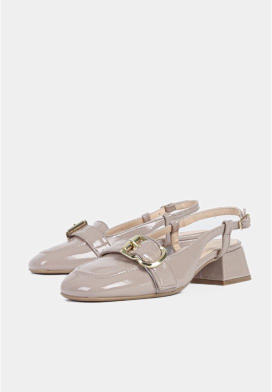 Gaja slingback - Nude