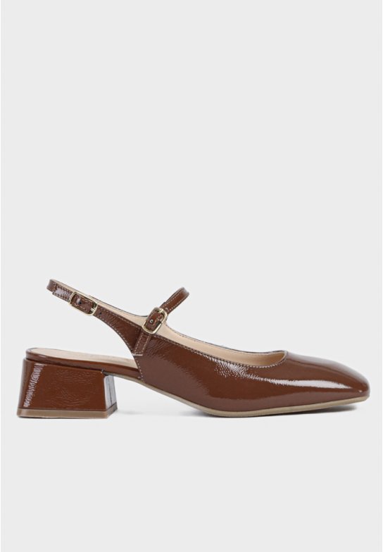 Lyon slingback - Brown