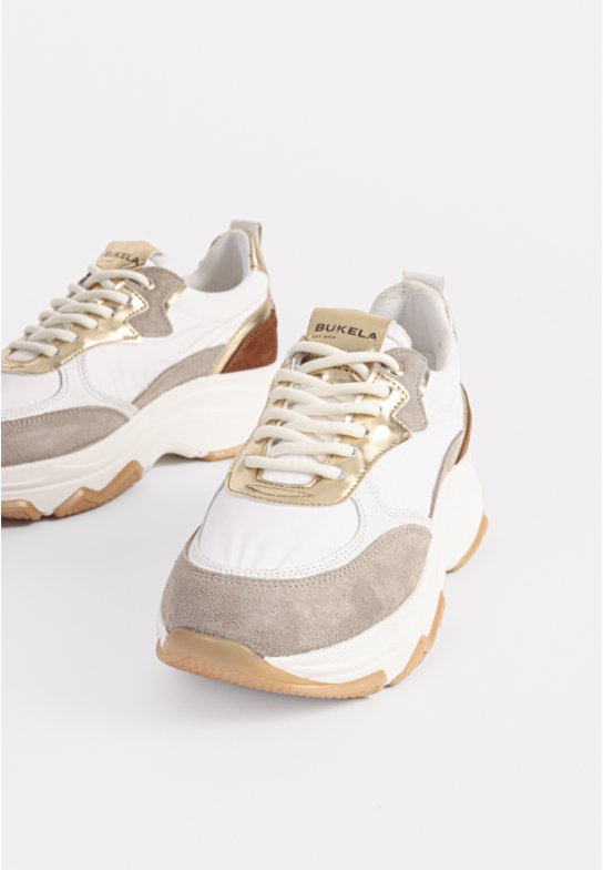 Mason sneaker - White/Gold
