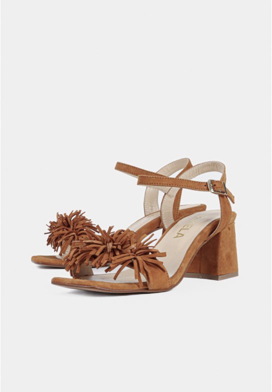 Mila sandal - Cognac